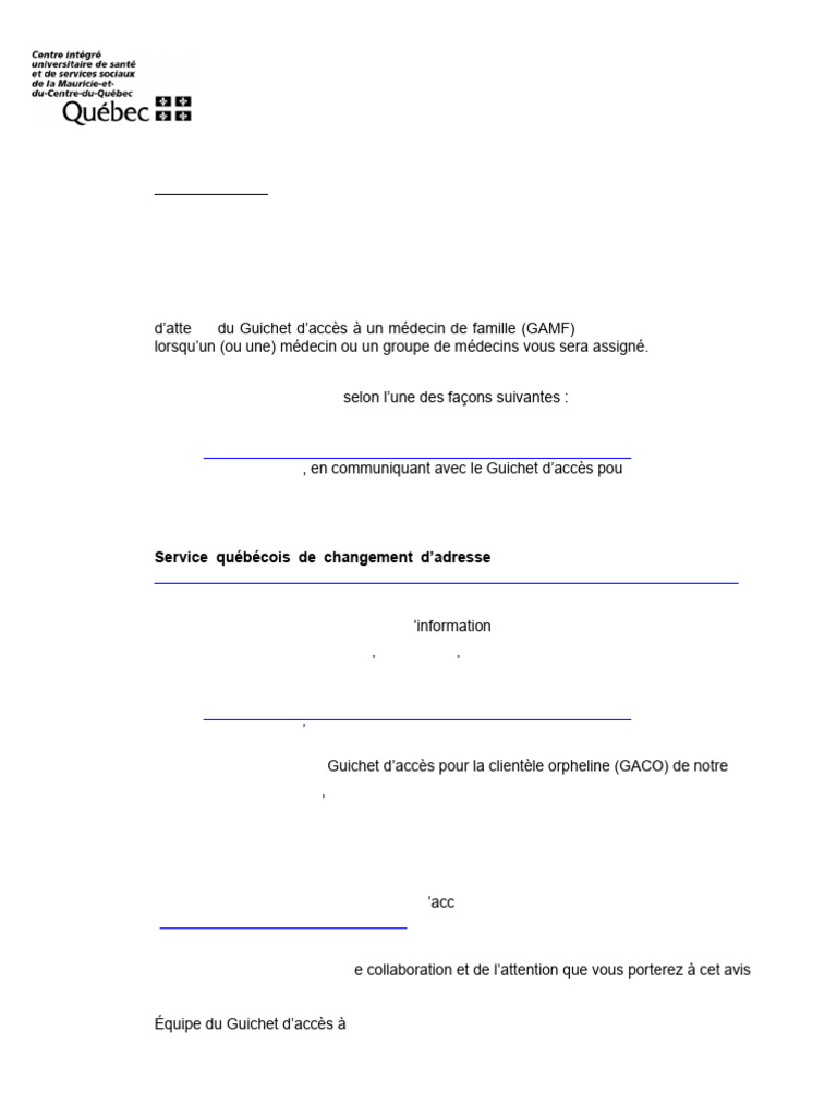 Mise à jour des infos au GAMF | PDF