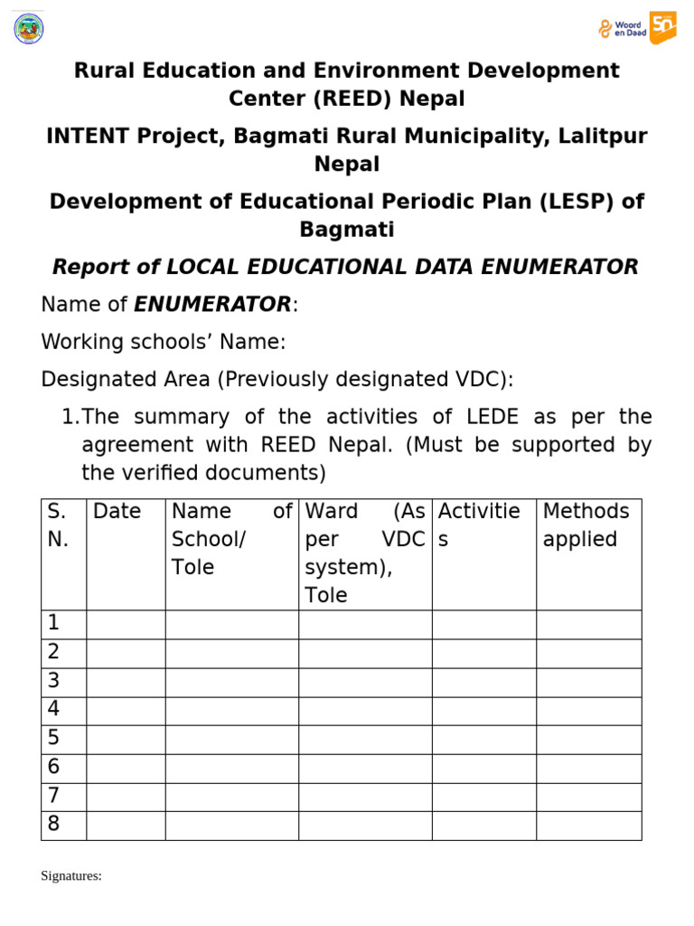 Report LESP Emumerator | PDF