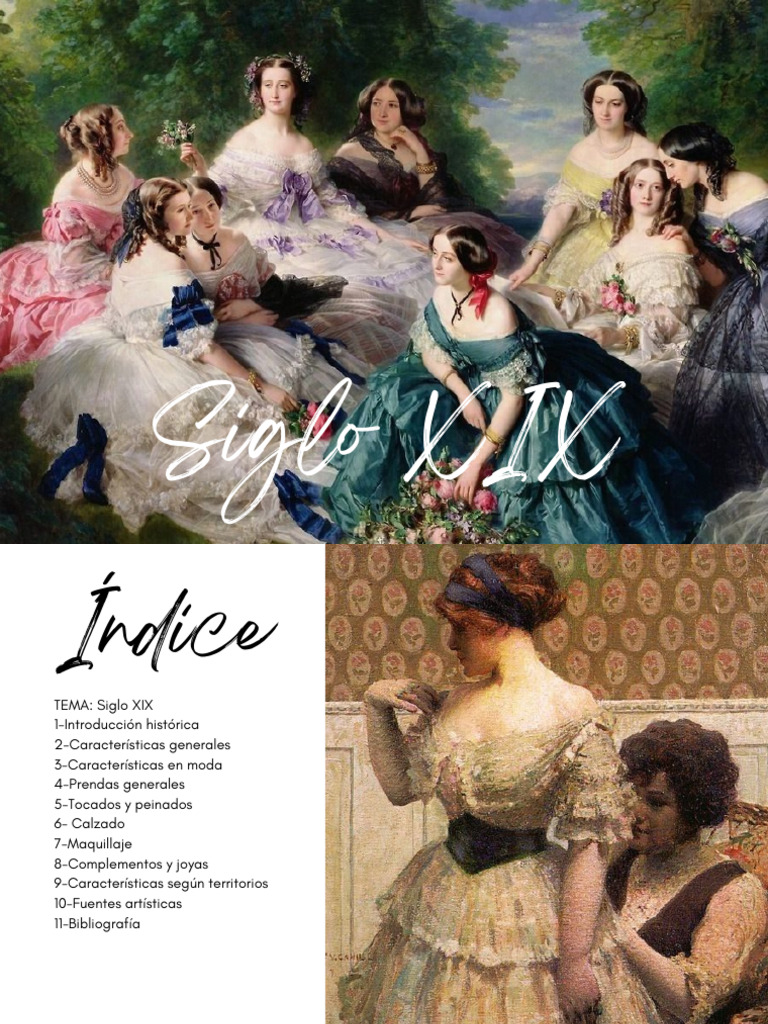 Moda y Sociedad en el Siglo XIX | PDF | Ropa | Moda