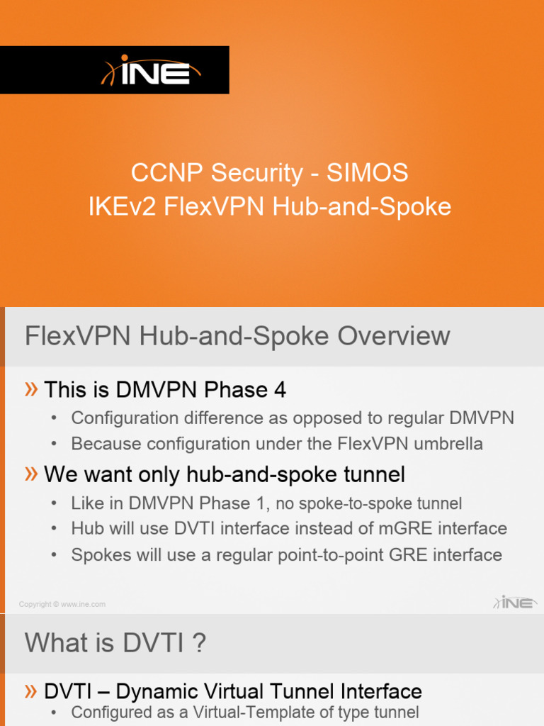 SIMOS 3005 IKEv2 FlexVPN Hub and Spoke v001 | PDF