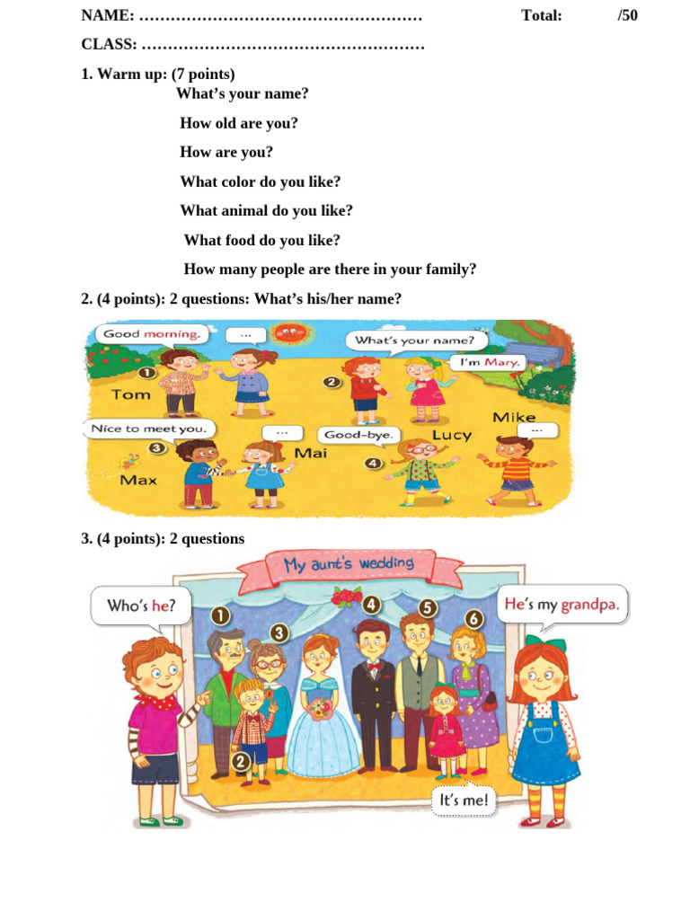 Speaking Test1 | PDF