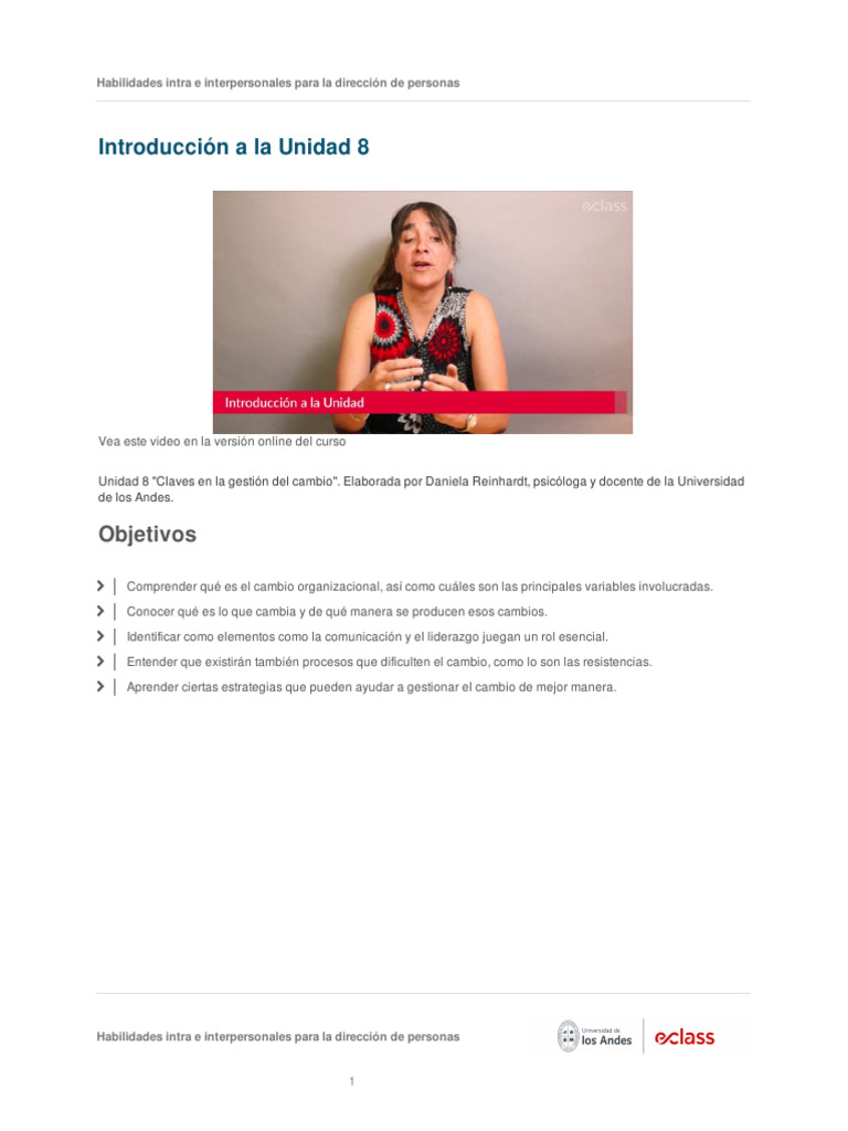 Gestión del Cambio Organizacional | PDF | Business | Gestión del cambio
