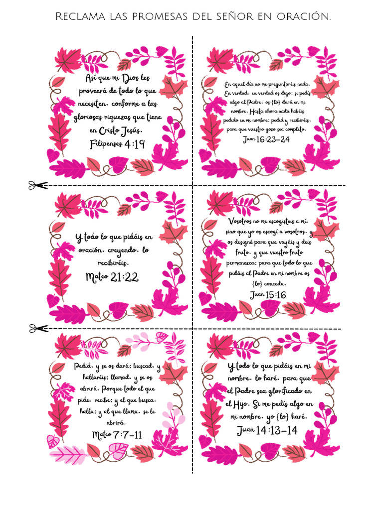 Promesas de Fe y Oración en la Biblia | PDF | Oración | Contenido bíblico
