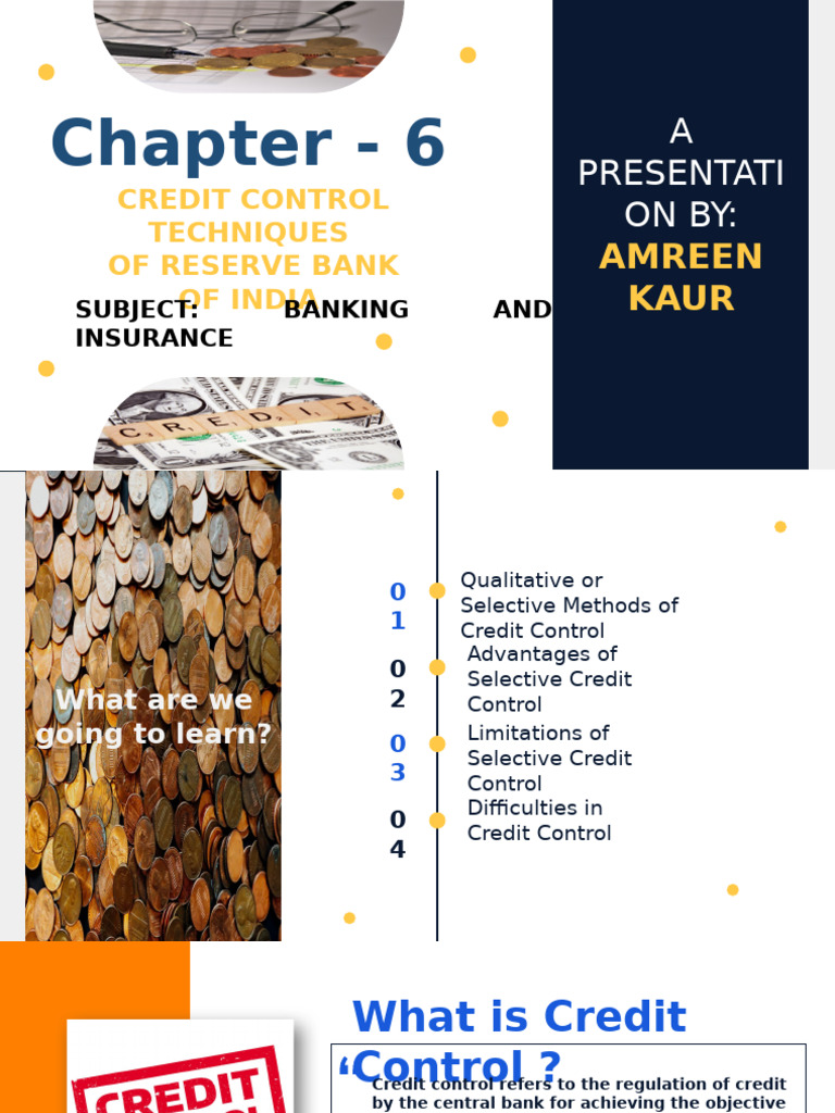 RBI Credit Control Techniques | PDF | Credit | Finance & Money Management
