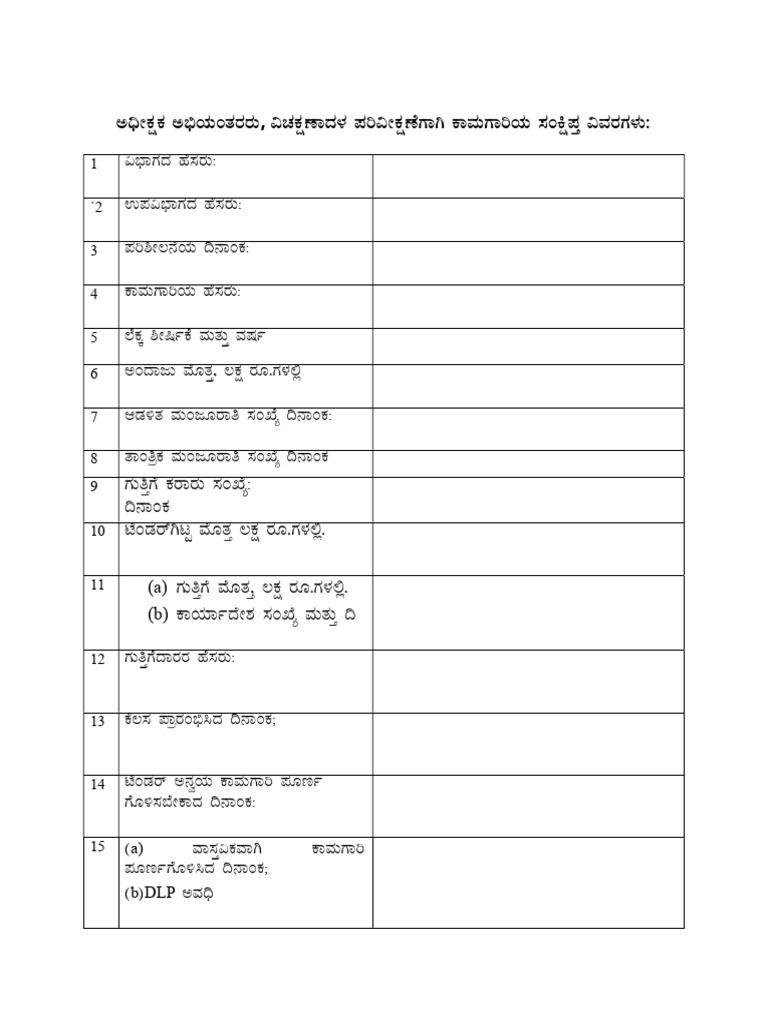 Inspection Format | PDF