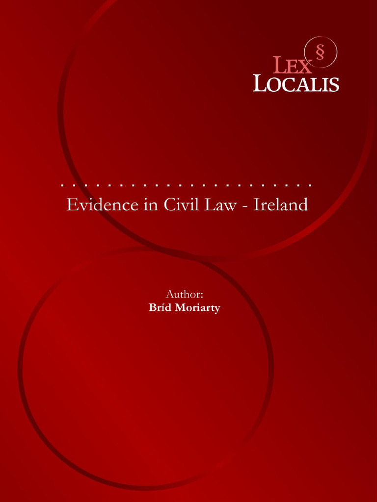 Evidence in Civil Law: Ireland Overview | PDF | Precedent | Evidence (Law)