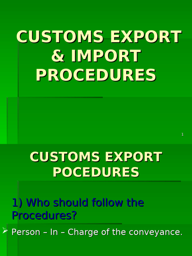 RTI 2005 Expanded04 | PDF | Customs