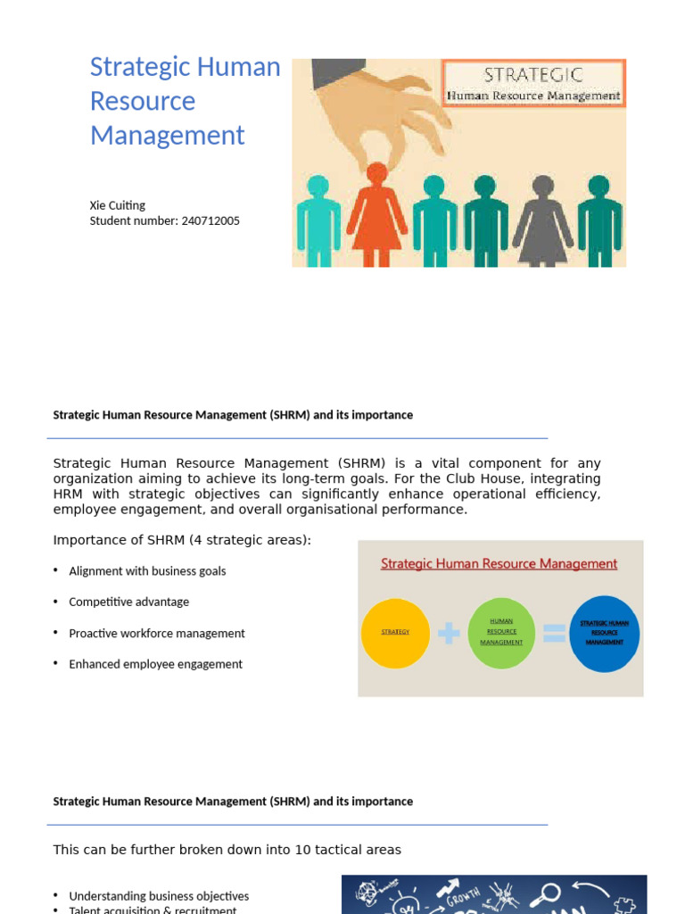 SHRM - Presentation | PDF | Human Resource Management | Recruitment