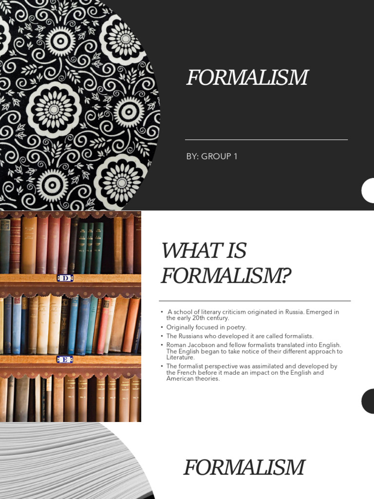 Understanding Formalism in Literary Criticism | PDF
