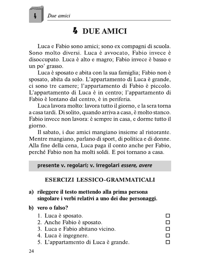 Due Amici | PDF