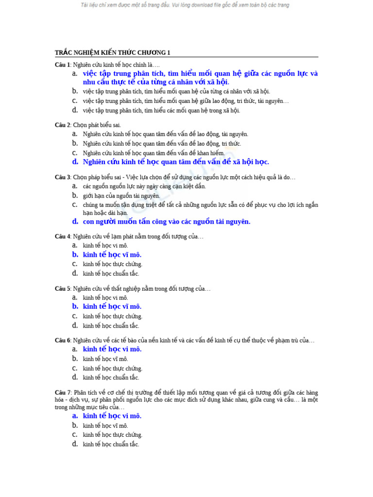 TRẮC NGHIỆM KTMT | PDF