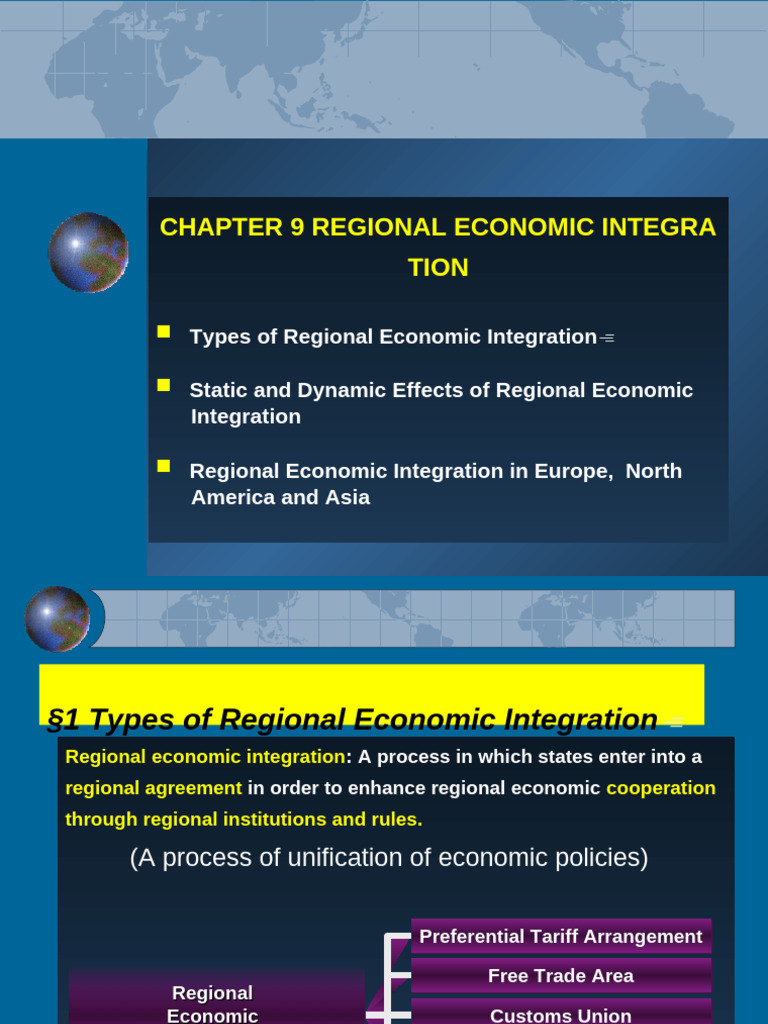 Ch.9 Regional Economic Integration (共39张PPT) | PDF | Asia Pacific ...