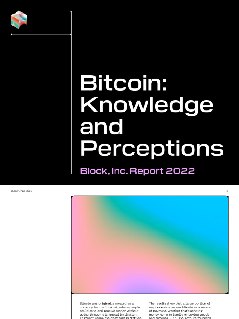 Bitcoin Knowledge and Perceptions 2022 | PDF | Cryptocurrency | Bitcoin