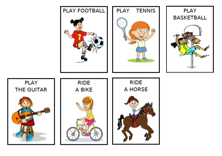 Action Verbs Flash Cards Set 2 Flashcards Fun Activities Games Games