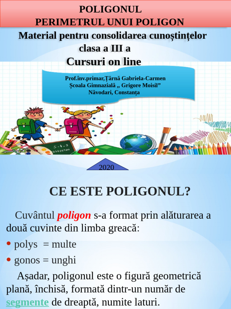 Perimetrul Poligoanelor | PDF