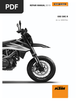 2019 KTM 690 SMC R Service Repair Manual | PDF