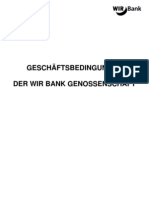 Zahlen - Geschäftsbedingungen der WIR Bank Genossenschaft