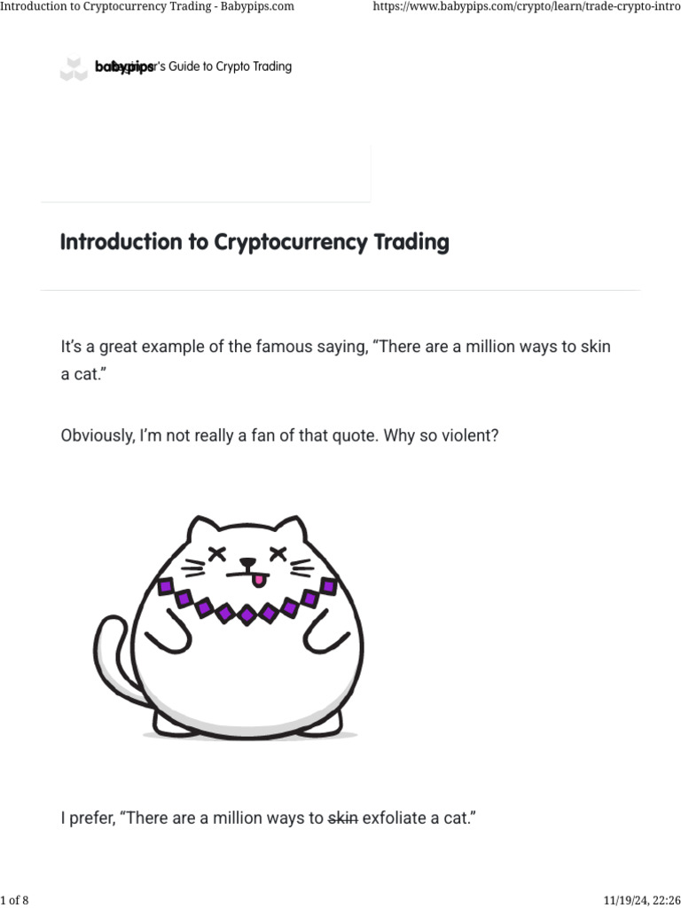 Introduction To Cryptocurrency Trading | PDF | Foreign Exchange Market |  Cryptocurrency