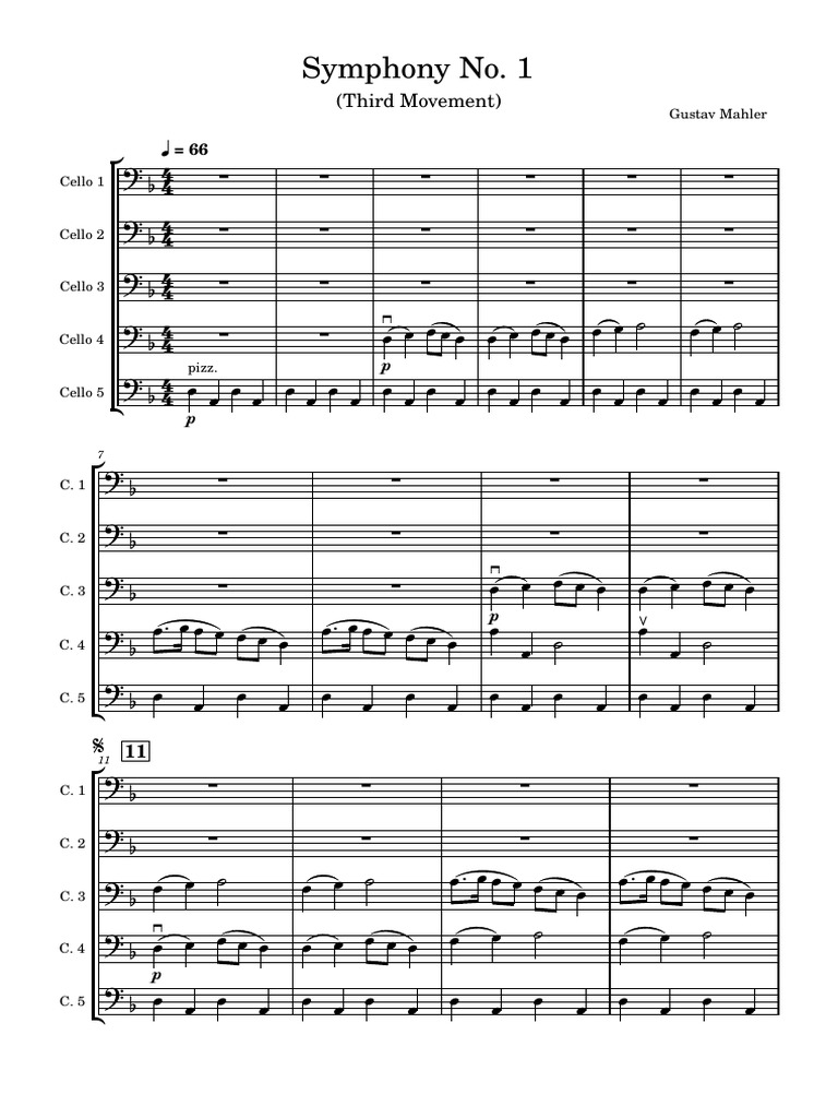 m1 25-Partituur - en - Partijen 25 | PDF | Compositions | String ...