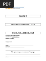 Grade 5 Geography Term 2 Test 2025 | PDF | River | Dam