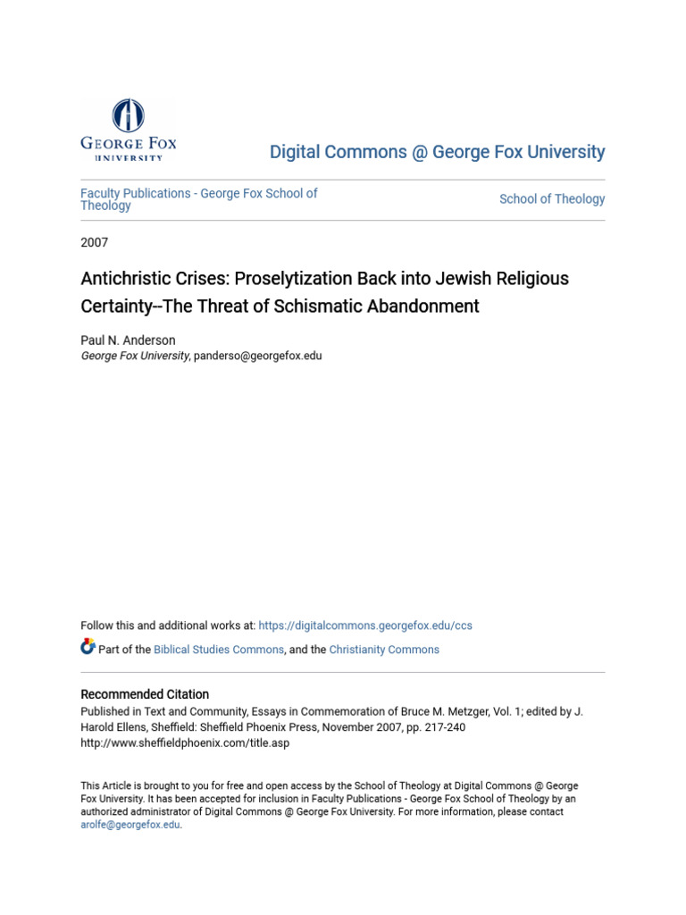 Errors Antichristic Schismatic Lapsing | PDF | Gospel Of John | Jesus