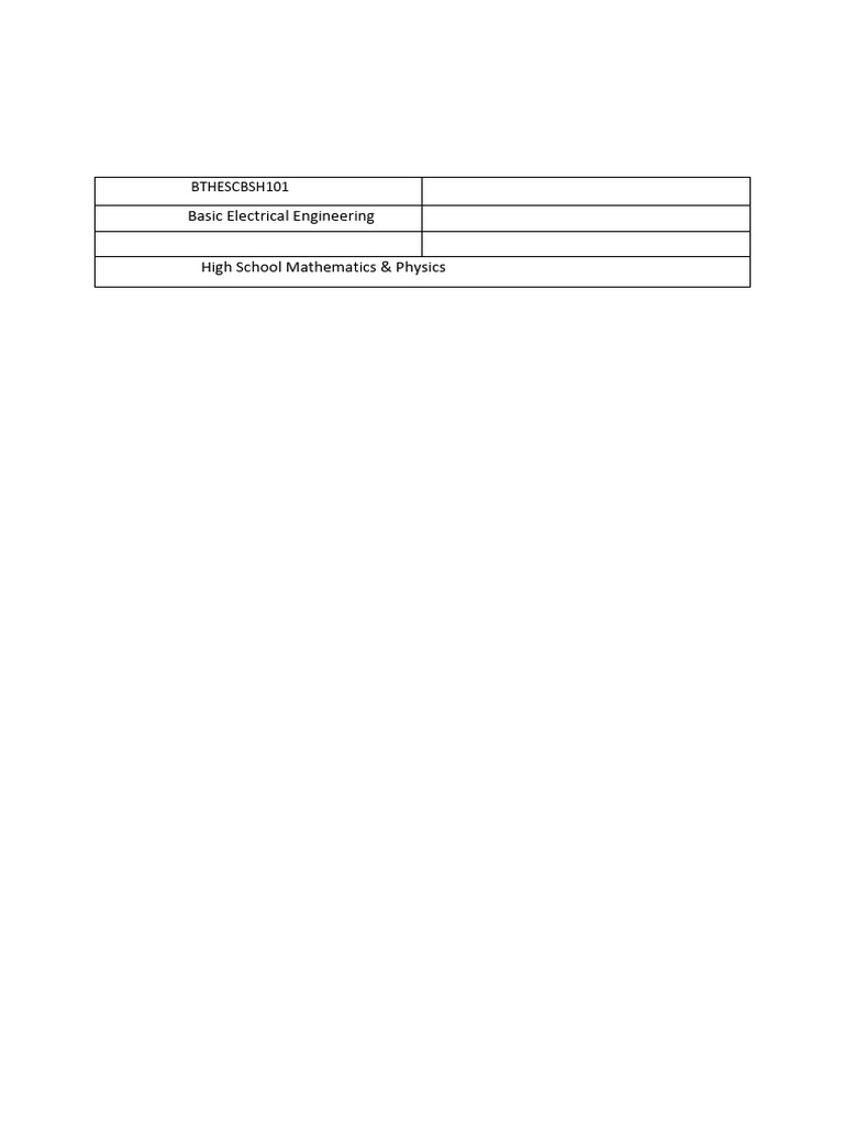 Basic Electrical Engineering Overview | PDF | Ac Power | Transformer