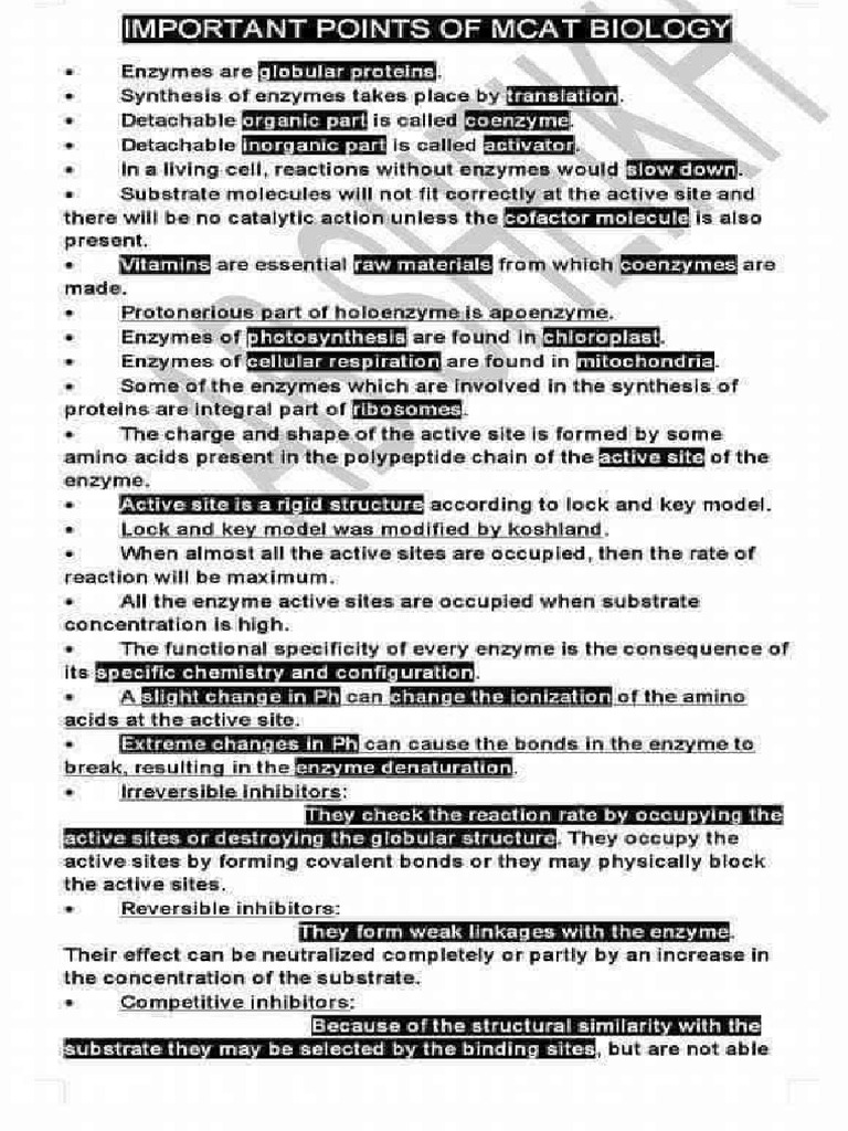 Biology Main Points | PDF