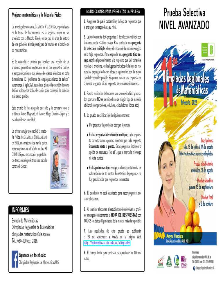 Prueba Selectiva Avanzado 2022 | PDF