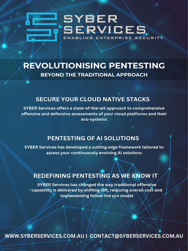 Revolutionizing Pen Testing - Beyond The Traditional Approach | PDF