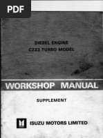 Download ISUZU C223 Turbo W Shop Manual by anapen SN81371370 doc pdf