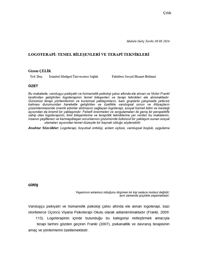 Logoterapi | PDF