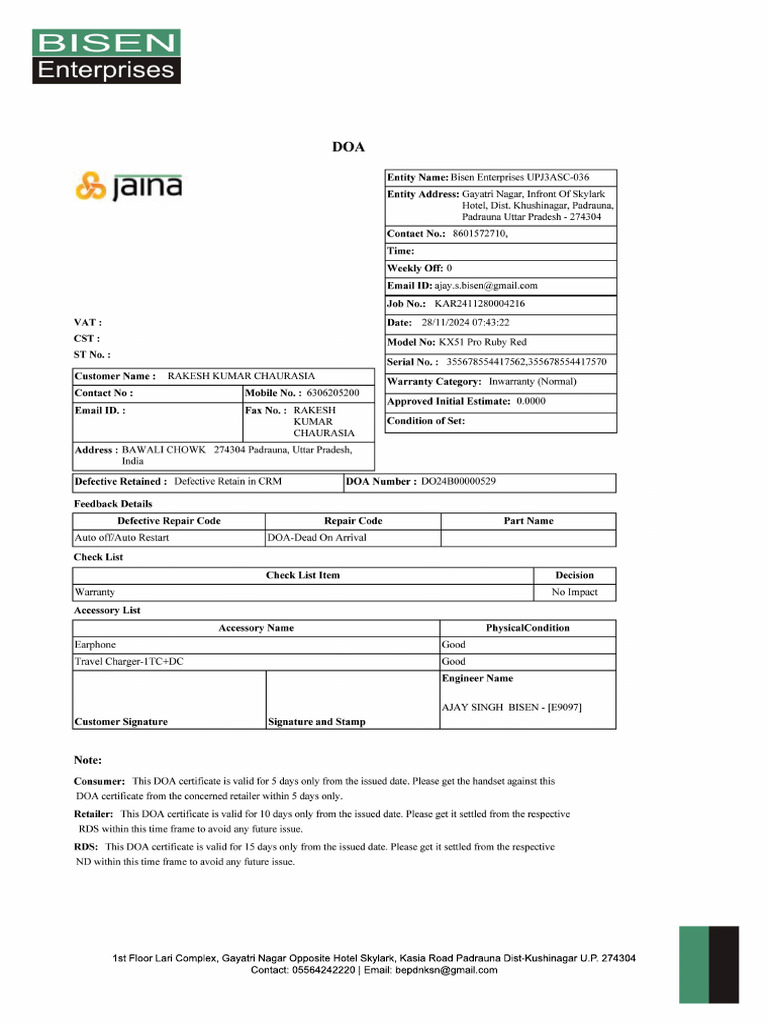 KAR2411280004216 Doa | PDF