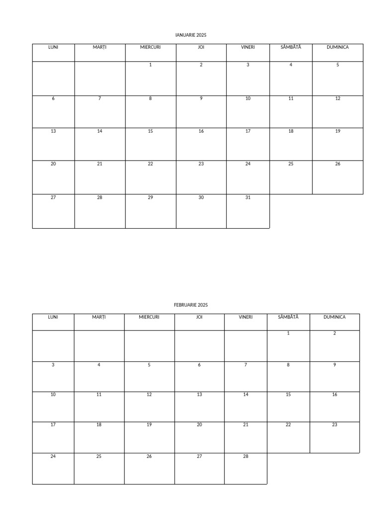 Calendar Bac 2025 | PDF