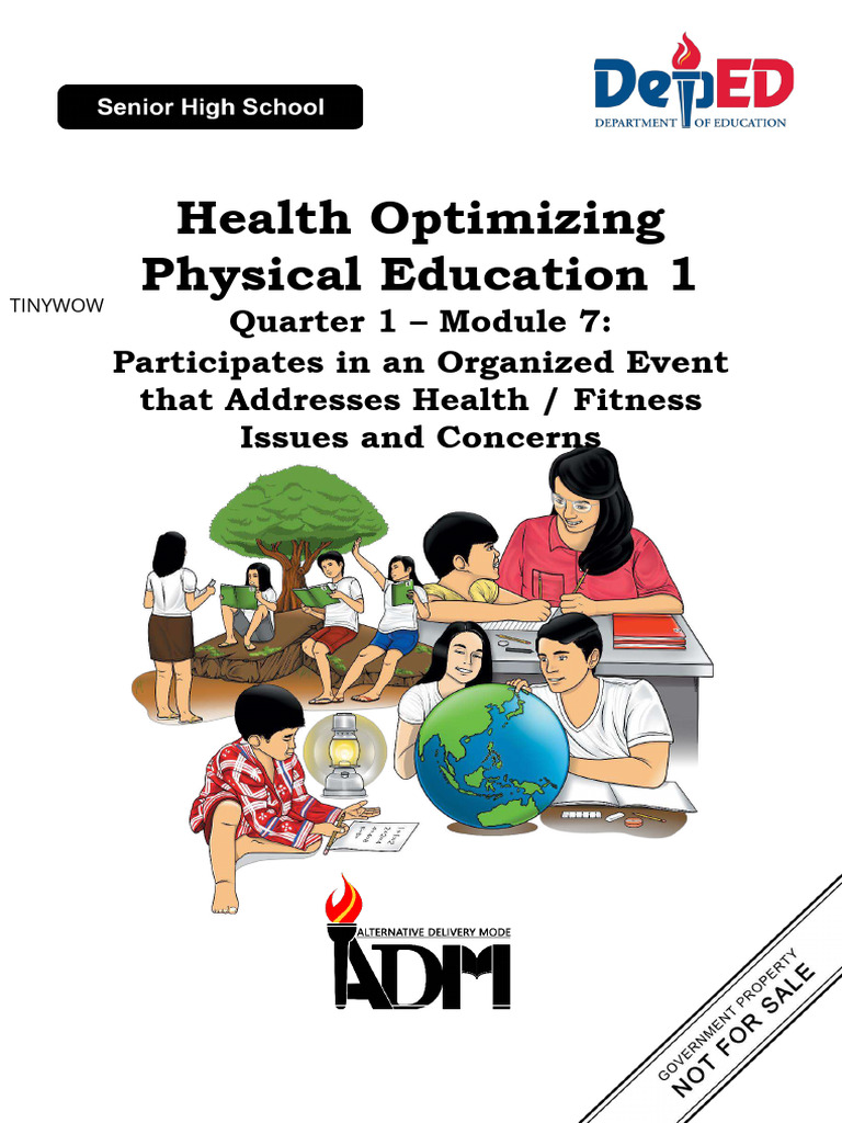 Health Optimizing Physical Education 1 | PDF | Physical Fitness ...