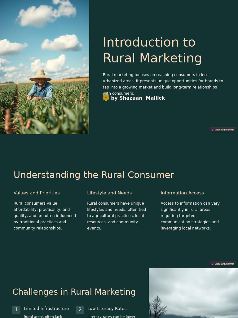 Strategies for Effective Rural Marketing | PDF | Marketing | Brand