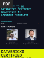 Databricks Generative AI Engineer Exam Guide | PDF | Artificial ...