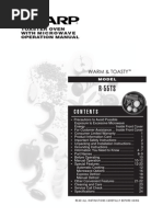 Toaster Oven Withmicrowave Operation Manual: Sec R55Ts