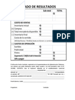 Estado de Resuldados (Modelo Simple)