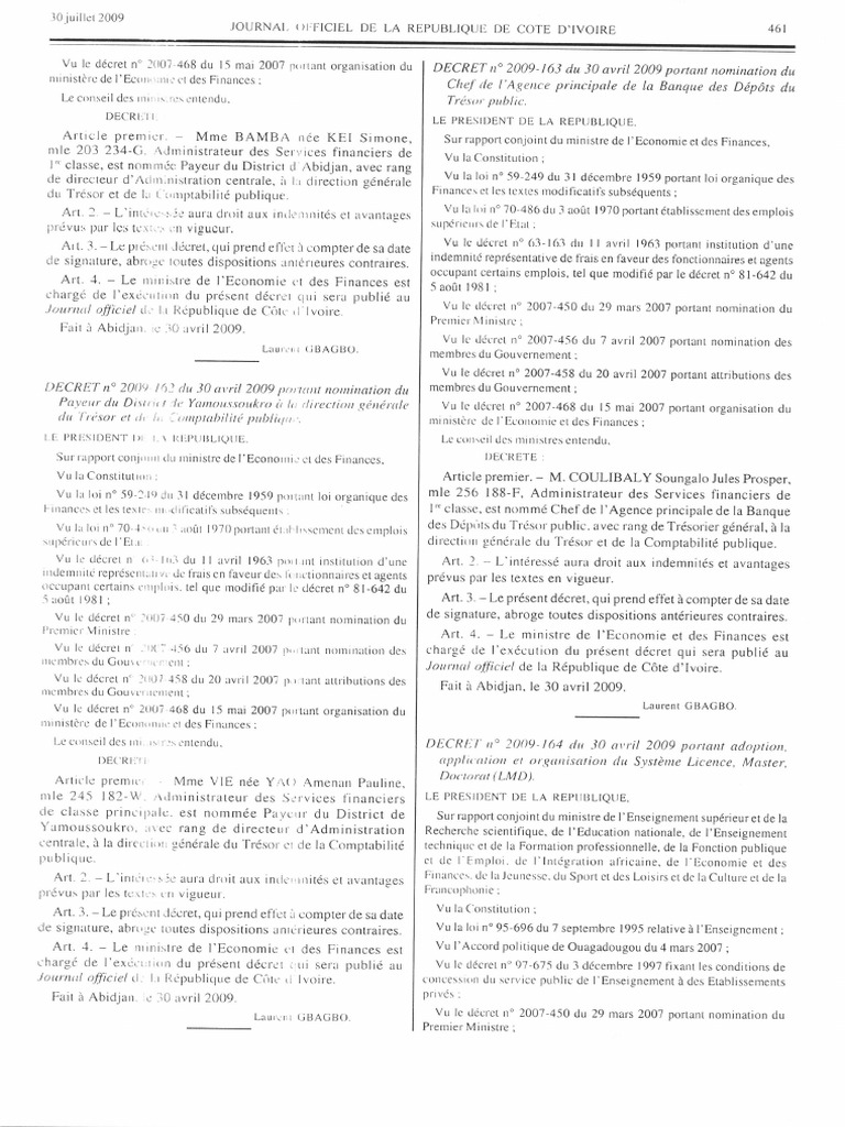 Decret5 LMD | PDF