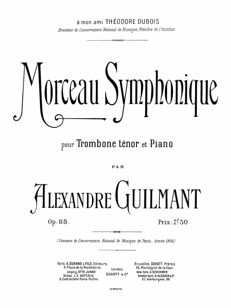IMSLP944994 PMLP326352 Guilmant Morceau Symphonique FE Trombone Part PDF