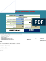 Formula Para Sacar Muestra de Poblacion