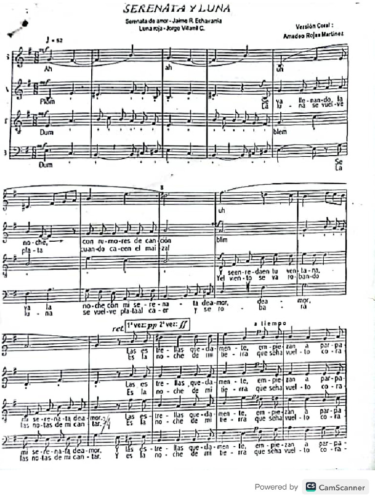 SERENATA Y LUNA - Amadeo Rojas | PDF
