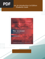 Murphy M Lynne Lexical Meaning | PDF | Lexicon | Word