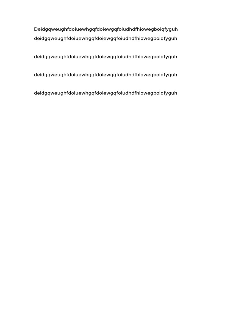 Repeated Text Analysis Document | PDF