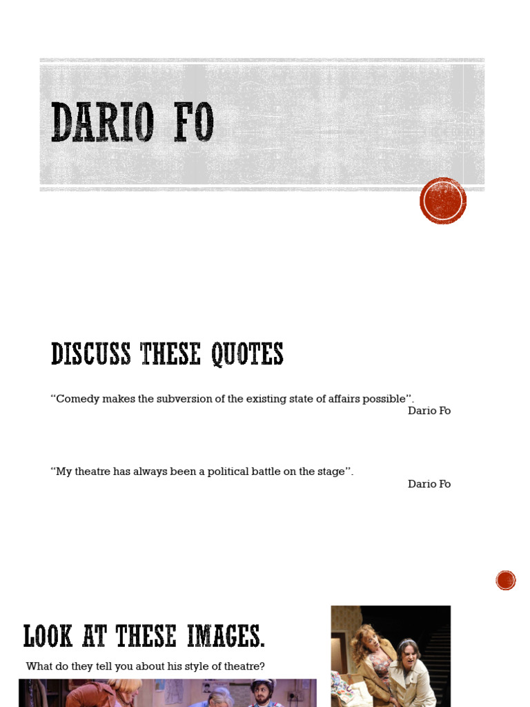 Dario Fo | PDF