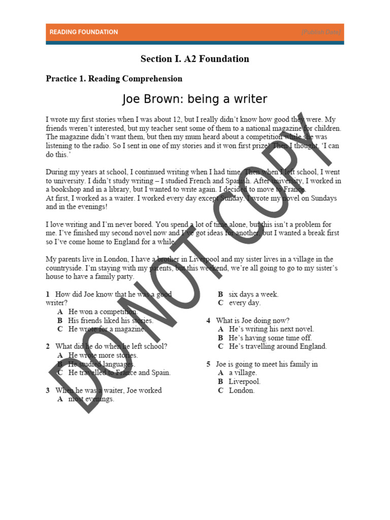 Section I | PDF