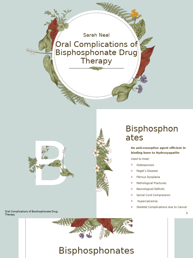 Oral Health Risks of Bisphosphonates | PDF | Periodontology | Clinical ...