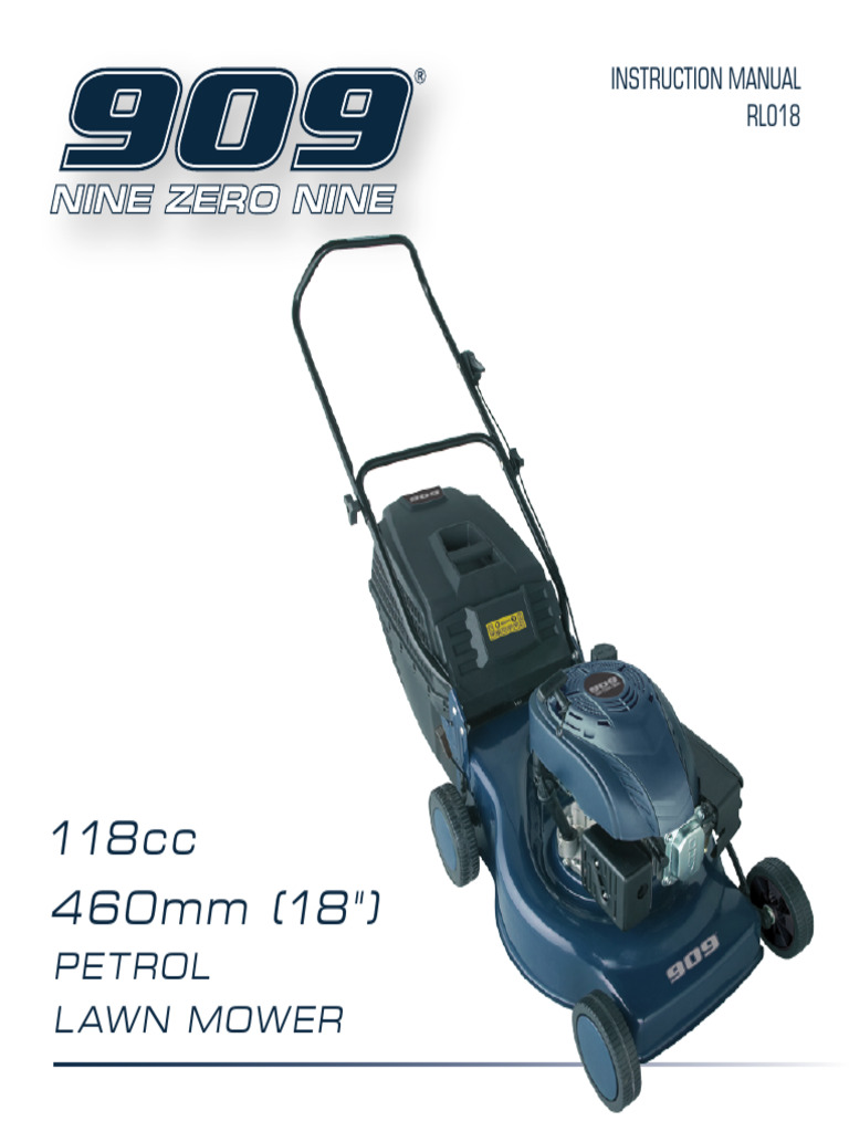 909 mower | PDF | Mower | Lawn Mower