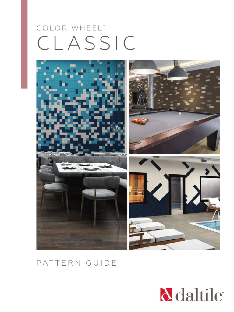 Daltile A36011p G Tile Pattern Guide | PDF | Tile | Materials