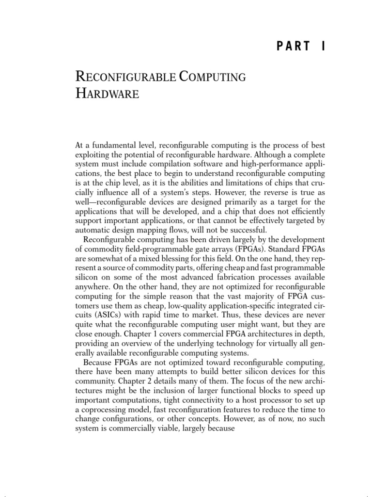 Reconfigurable Computing Hardware - 2008 - Reconfigurable Computing ...